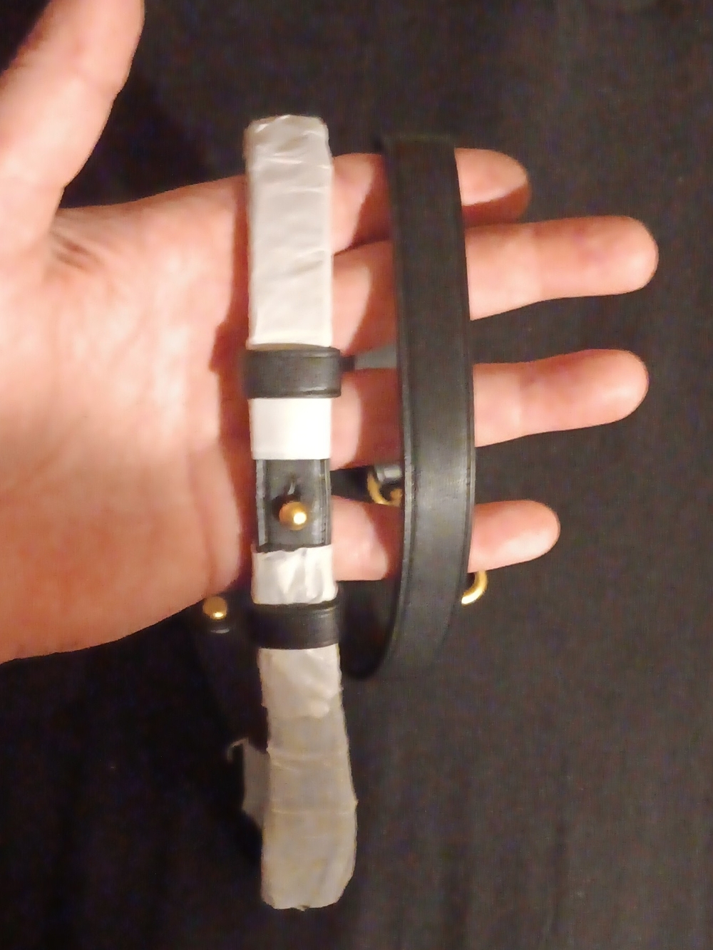 Tory Burch Black Leather Strap with Gold Hardware Women’s Replacement Shoulder - Picture 2 of 5